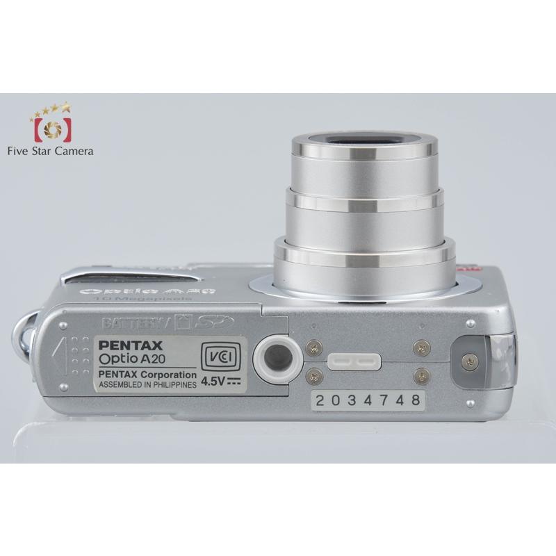ペンタックス 【中古】PENTAX Optio A20 シルバー コンパクトデジタル