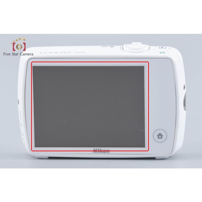 Nikon ニコンCOOLPIX S01コンパクトデジカメ中古 ニコン（Nikon） 【中古】Nikon COOLPIX S01 ホワイト コンパクト
