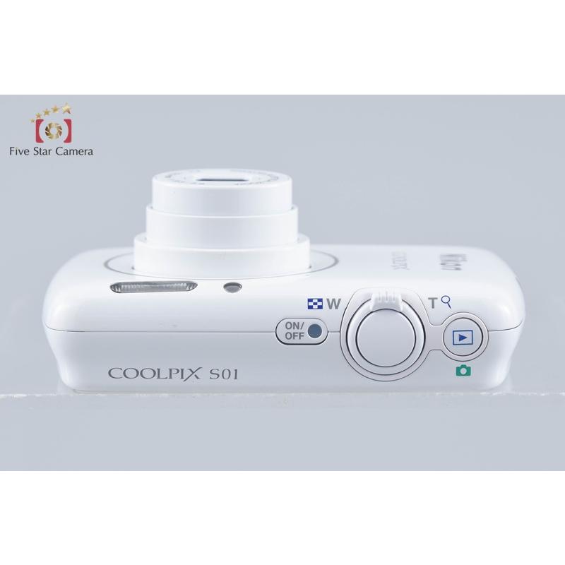 Nikon ニコンCOOLPIX S01コンパクトデジカメ中古 ニコン（Nikon） 【中古】Nikon COOLPIX S01 ホワイト コンパクト