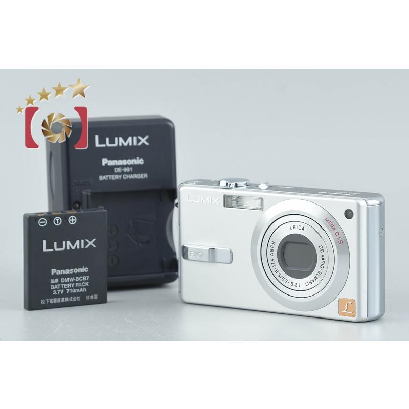 Panasonic LUMIX　 DMC-FX7 シルバー 　ケース付　中古美品 Panasonic（パナソニック） 【中古】Panasonic LUMIX DMC-FX7 シルキー