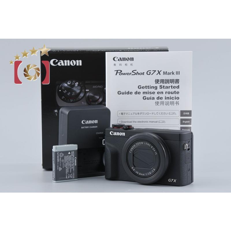 キヤノン（Canon） 【中古】Canon PowerShot G7 X Mark III ブラック