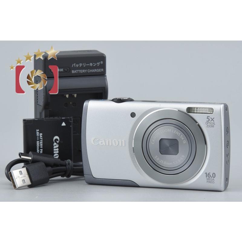 Canon PowerShot A3500 IS コンパクトデジタルカメラ　中古 キヤノン（Canon） 【中古】Canon PowerShot A3500 IS シルバー