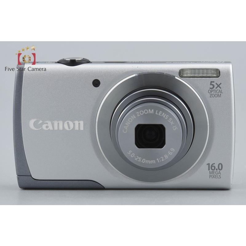 【美品】Canon PowerShot A3500 IS シルバー コンデジ キヤノン（Canon） 【中古】Canon PowerShot A3500 IS シルバー
