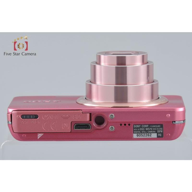 SONY（ソニー） 【中古】SONY Cyber-shot DSC-W570 ピンク コンパクト