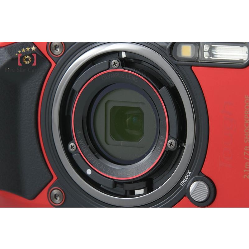 オリンパス（OLYMPUS） 【中古】OLYMPUS TOUGH TG-6 レッド コンパクト
