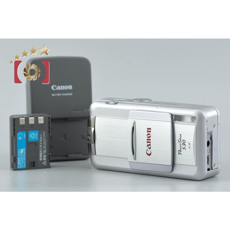 【良品・動作品】Canon PowerShot S30 コンパクトデジタルカメラ キヤノン（Canon） 【中古】Canon PowerShot S30 ラベンダーシルバー