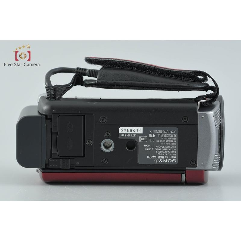 SONY（ソニー） 【中古】SONY ハンディカム HDR-CX180 レッド ビデオ
