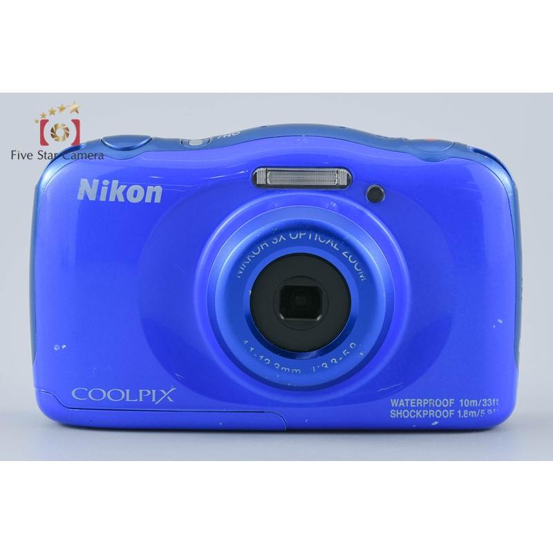 ニコン（Nikon） 【中古】Nikon COOLPIX W100 ブルー コンパクト