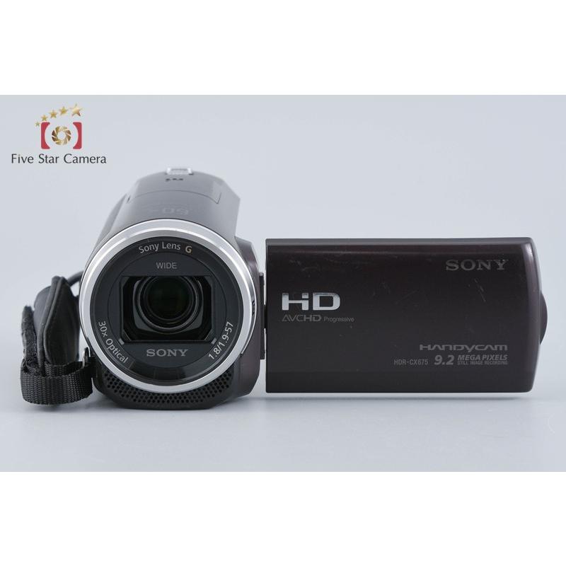 SONY（ソニー） 【中古】SONY ハンディカム HDR-CX675 ボルドー