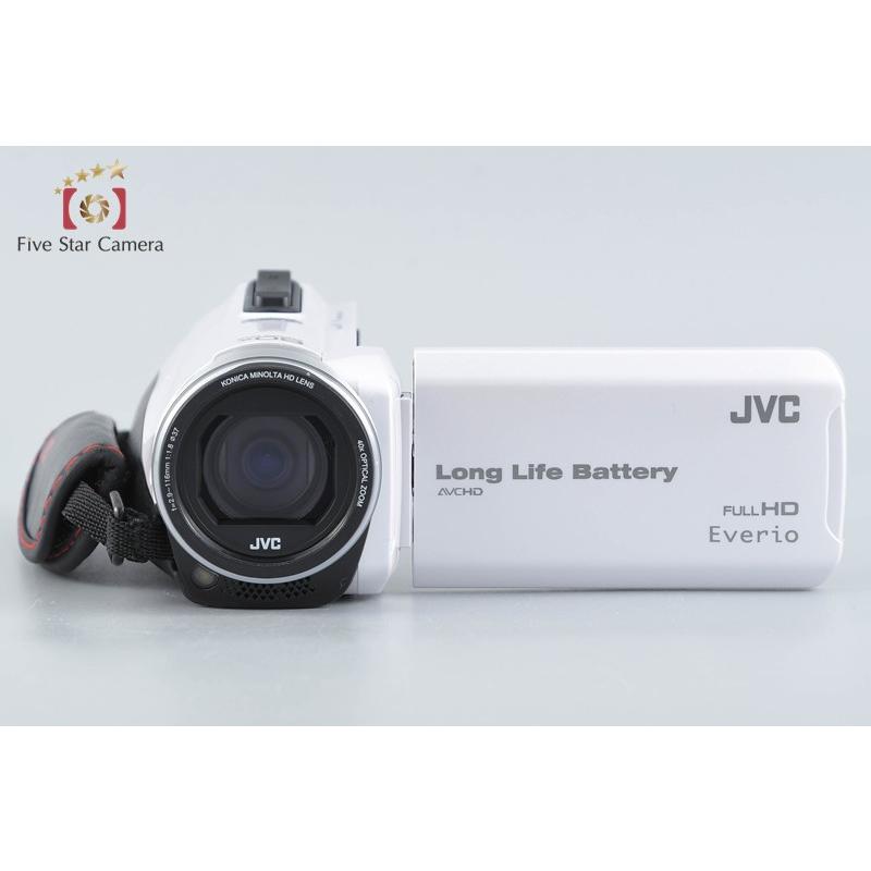 中古】JVC ケンウッド Everio GZ-F200 パールホワイト デジタルビデオ