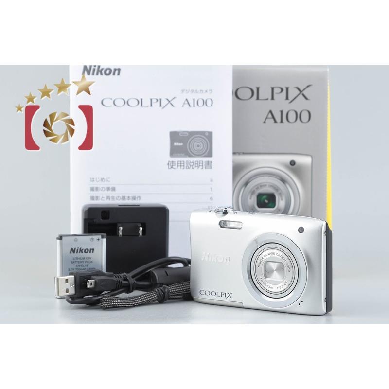 ニコン（Nikon） 【中古】Nikon COOLPIX A100 シルバー コンパクト
