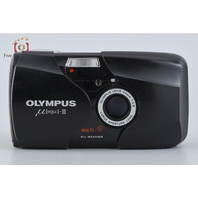 オリンパス（OLYMPUS） 【中古】OLYMPUS μ[mju:]-II ミューII ブラック
