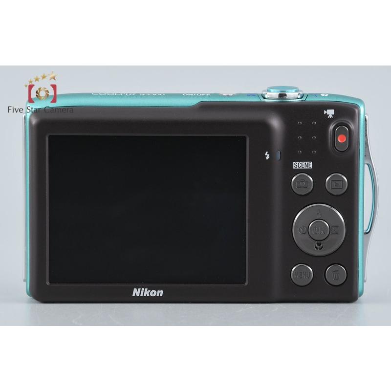 ニコン（Nikon） 【中古】Nikon COOLPIX S3300 ミントグリーン