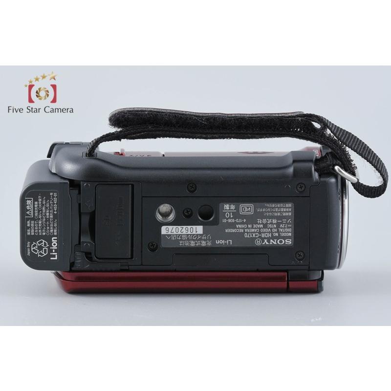 SONY（ソニー） 【中古】SONY HDR-CX170 レッド ビデオカメラ : 中古 