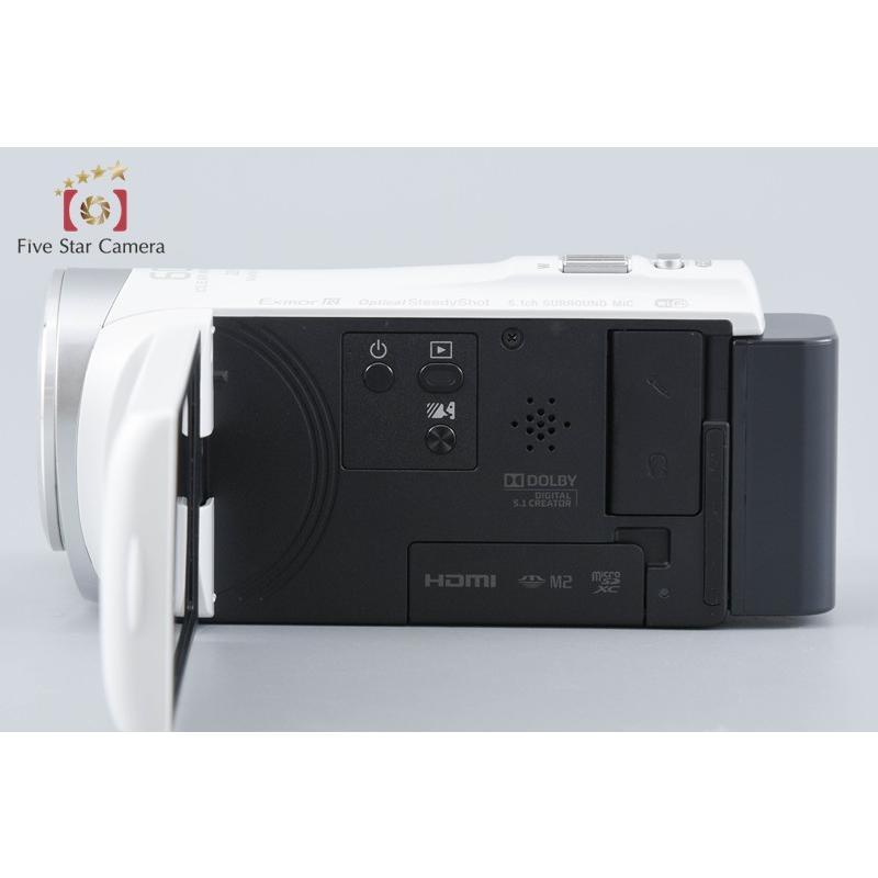 SONY（ソニー） 【中古】SONY HDR-CX485 ホワイト ビデオカメラ : 中古
