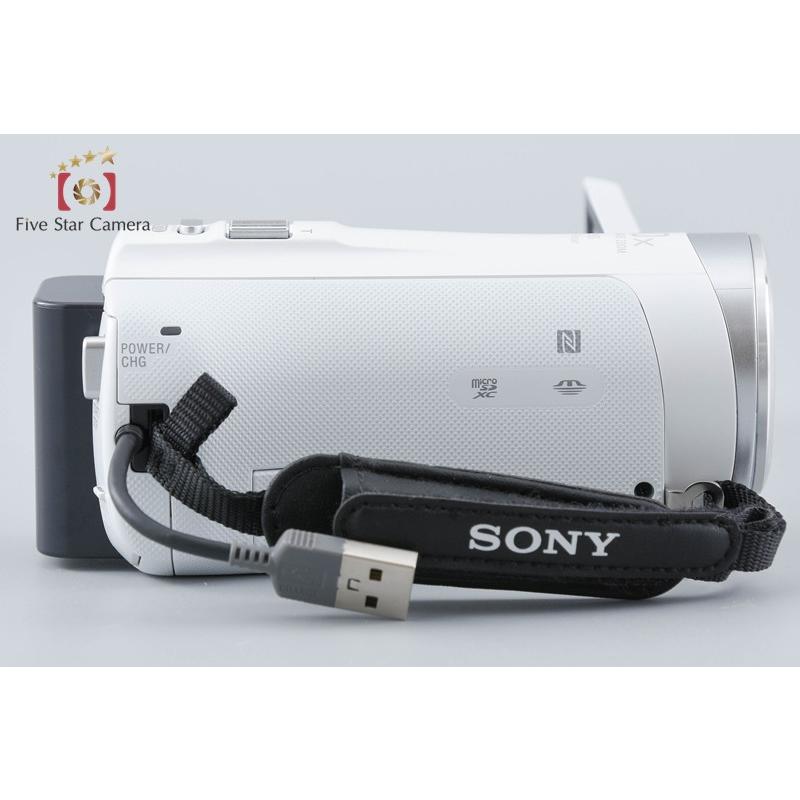 SONY（ソニー） 【中古】SONY HDR-CX485 ホワイト ビデオカメラ : 中古