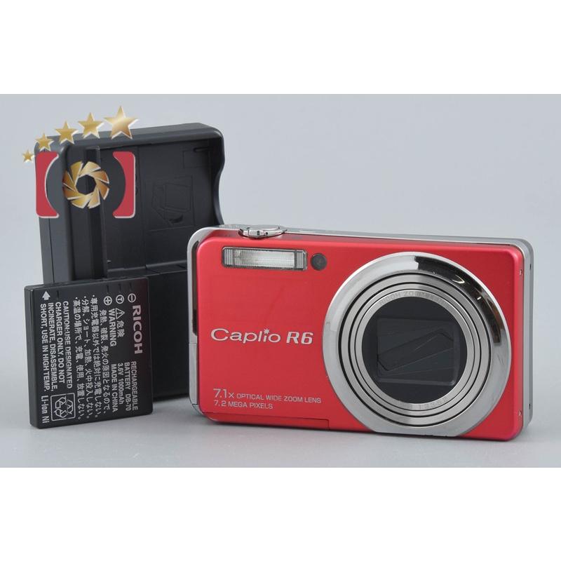 RICOH Caplio R6 本体 コンパクトデジタルカメラ リコー（RICOH） 【中古】RICOH Caplio R6 レッド コンパクトデジタル