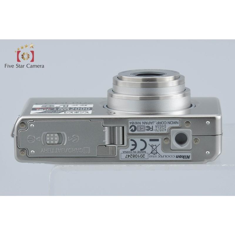 ニコン（Nikon） 【中古】Nikon COOLPIX S510 シルバー コンパクト