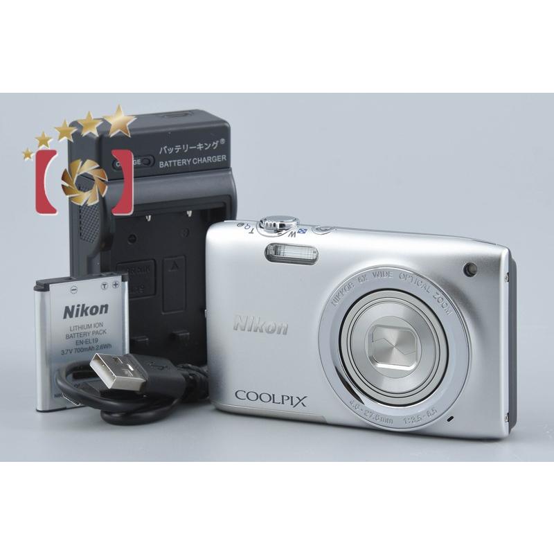 【中古】「非常に良い」Nikon Coolpix s2700 ニコン（Nikon） 【中古】Nikon COOLPIX S2700 シルバー コンパクト