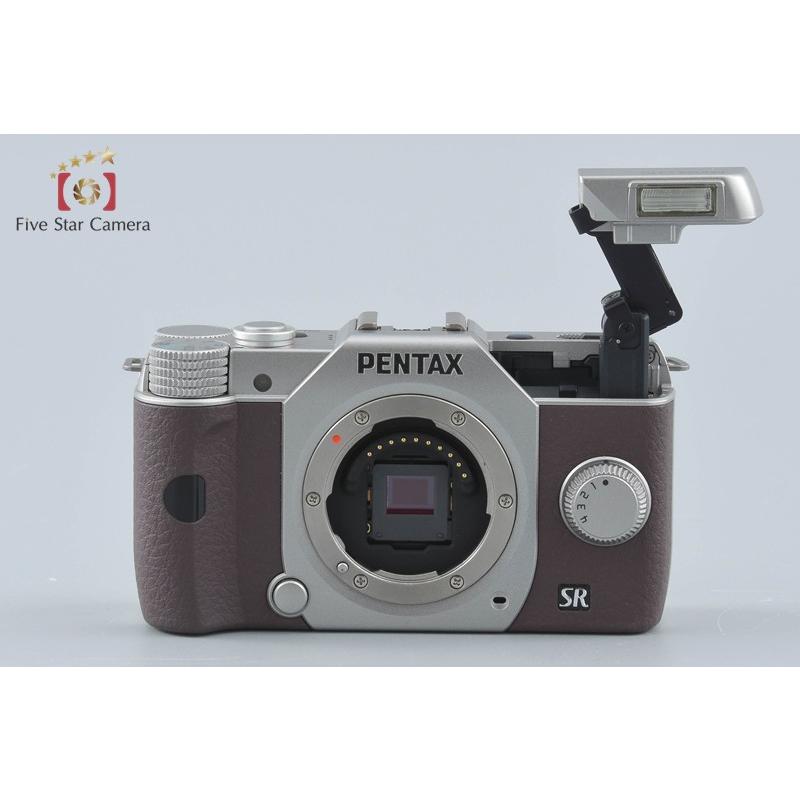 ペンタックス 【中古】PENTAX Q10 シルバーブラウン + SMC 15-45mm f