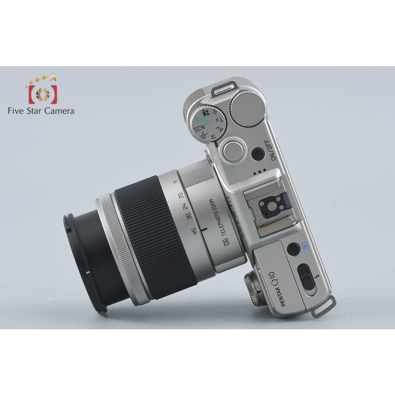 ペンタックス 【中古】PENTAX Q10 シルバーブラウン + SMC 15-45mm f