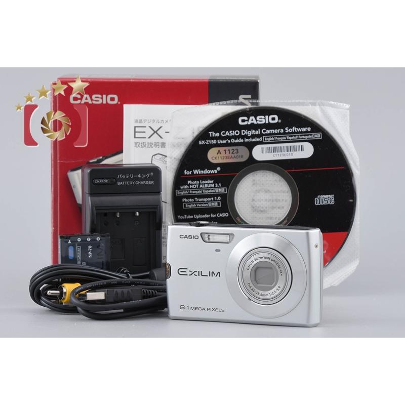 【動作良好】CASIO デジタルカメラ EXILIM EX-Z150 シルバー CASIO（カシオ） 【中古】Casio EXILIM EX-Z150 シルバー コンパクト