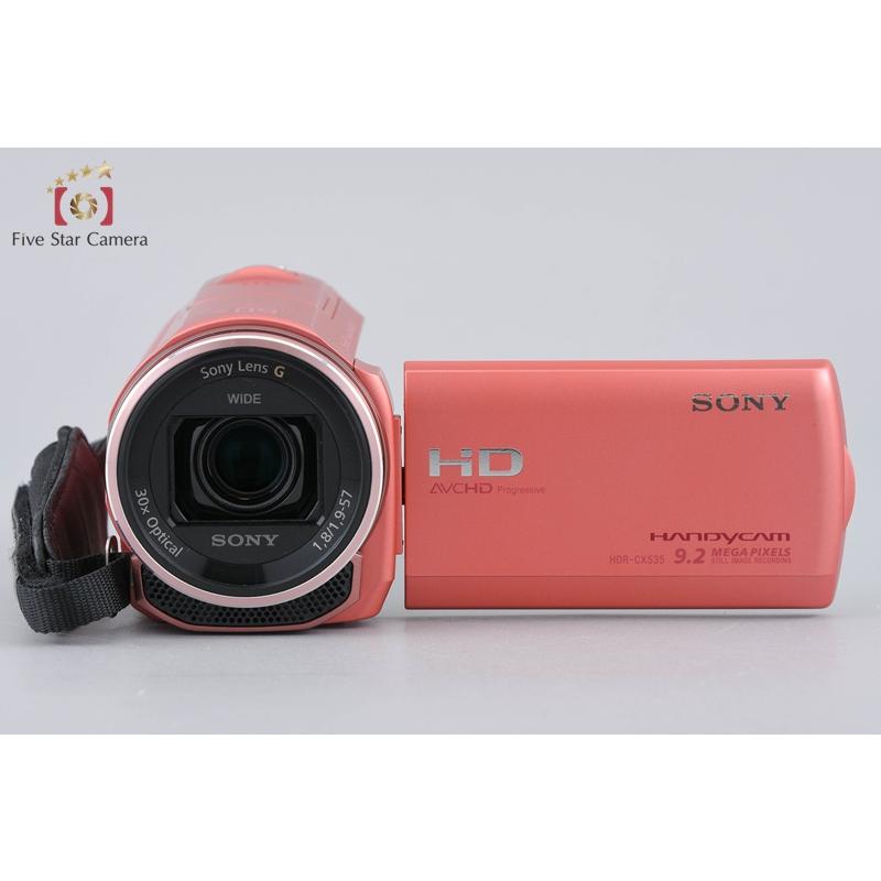 【美品】SONY HANDYCAM HDR-CX535 ピンク SONY（ソニー） 【中古】SONY HANDYCAM HDR-CX535 ピンク デジタル