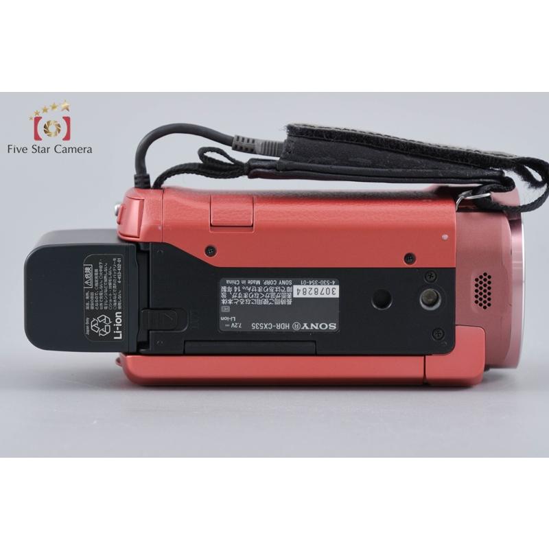 SONY（ソニー） 【中古】SONY HANDYCAM HDR-CX535 ピンク デジタル
