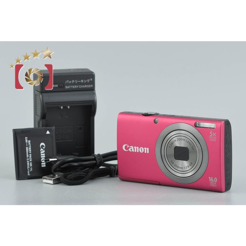 CANON デジカメ　PowerShot A2300 中古美品 キヤノン（Canon） 【中古】Canon PowerShot A2300 レッド コンパクト