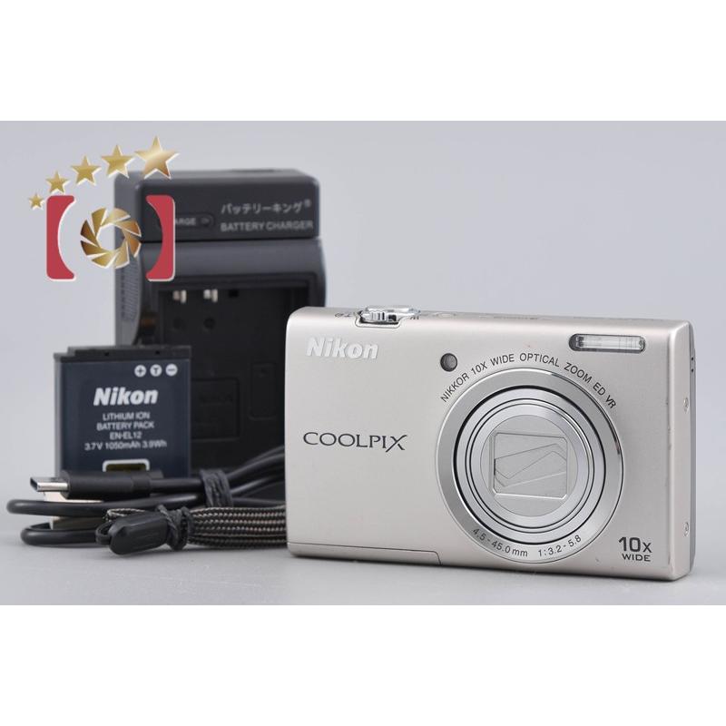 ニコン（Nikon） 【中古】Nikon COOLPIX S6200 プラチナムシルバー