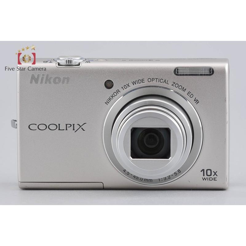ニコン（Nikon） 【中古】Nikon COOLPIX S6200 プラチナムシルバー