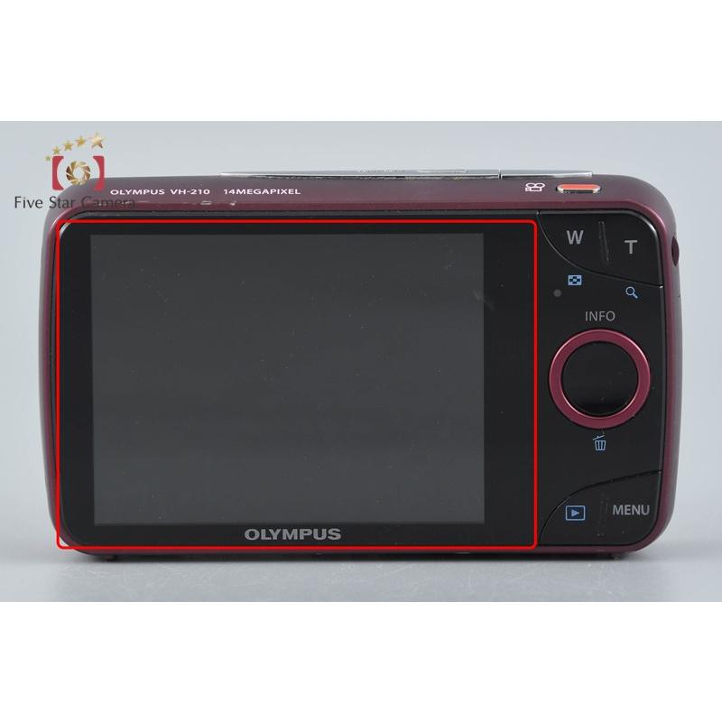 オリンパス（OLYMPUS） 【中古】OLYMPUS VH-210 レッド コンパクト