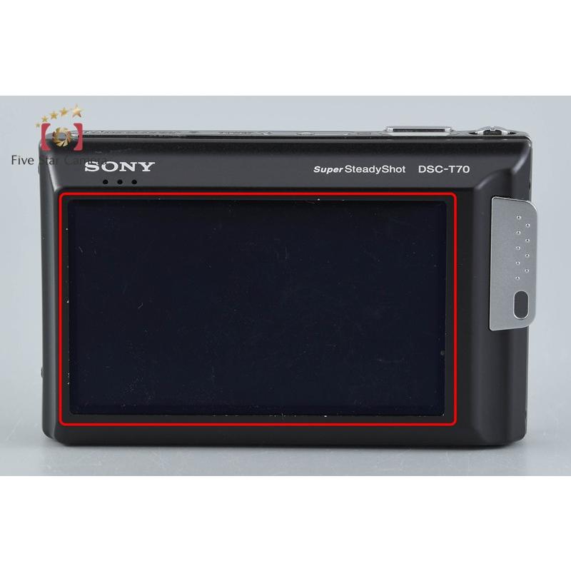 美品　SONY Cyber-shot DSC-T70 ブラック SONY（ソニー） 【中古】SONY Cyber-Shot DSC-T70 ブラック デジタル