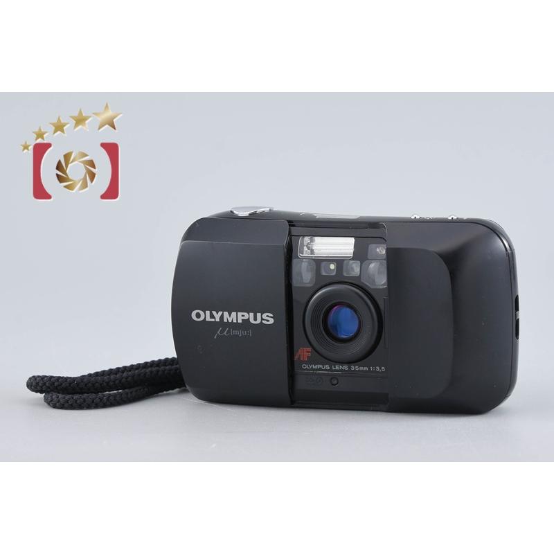 オリンパス（OLYMPUS） 【中古】OLYMPUS μ[mju:] ブラック コンパクト