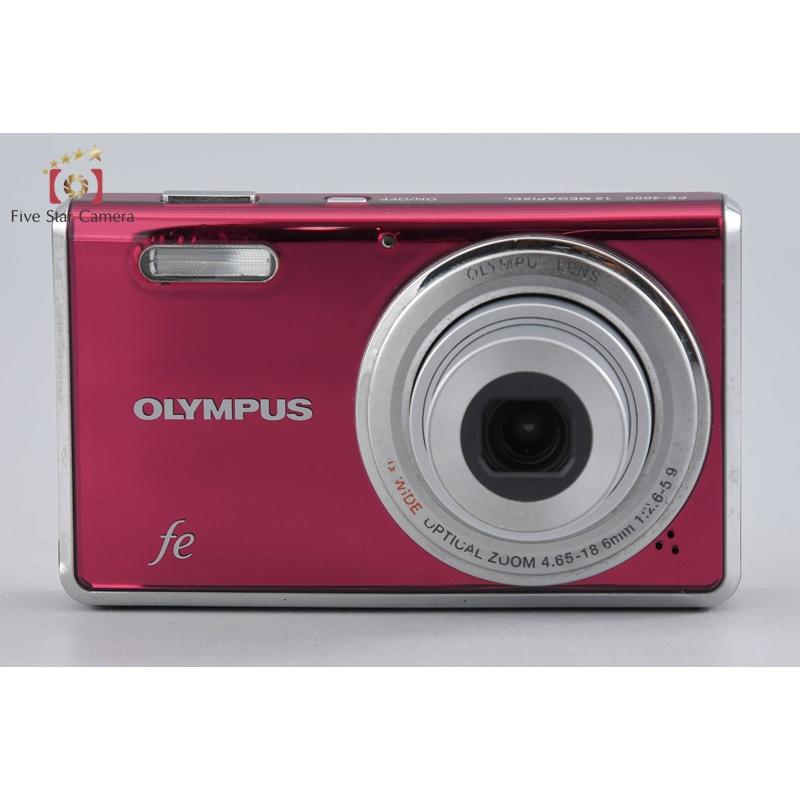 オリンパス（OLYMPUS） 【中古】OLYMPUS FE-4000 ピンク コンパクト