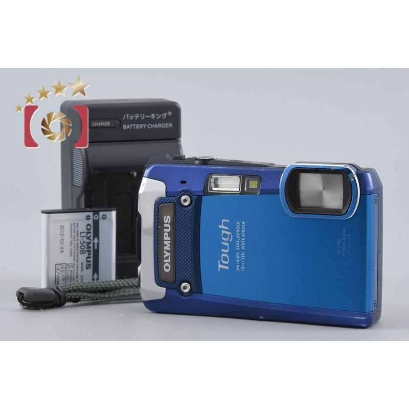 【美品】OLYMPUS TOUGH TG-820 ブルー　動作確認済 オリンパス（OLYMPUS） 【中古】OLYMPUS TOUGH TG-820 ブルー 防水