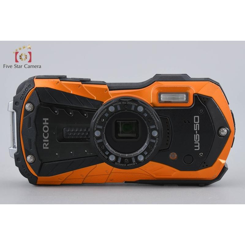 中古 RICOH WG-50 防水防塵デジタルカメラ オレンジ リコー（RICOH） 【中古】RICOH PENTAX ペンタックス WG-50 オレンジ