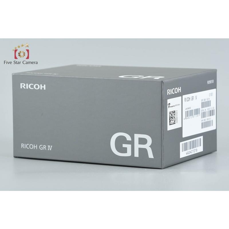 リコー（RICOH） 【中古】RICOH GR IV コンパクトデジタルカメラ