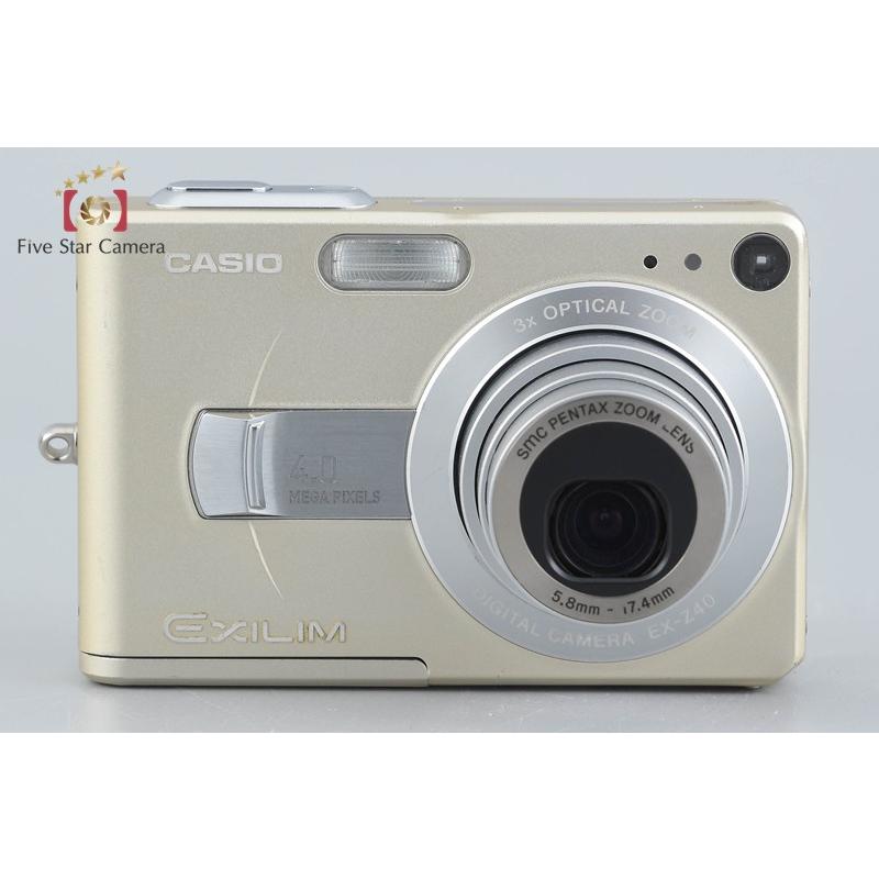 CASIO EXILIM EX-Z40 コンパクトデジタルカメラ ゴールド CASIO（カシオ） 【中古】CASIO EXILIM EX-Z40 ゴールド コンパクト