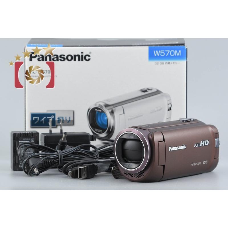 カメラ Panasonic HC-W570M ビデオカメラ ブラウン