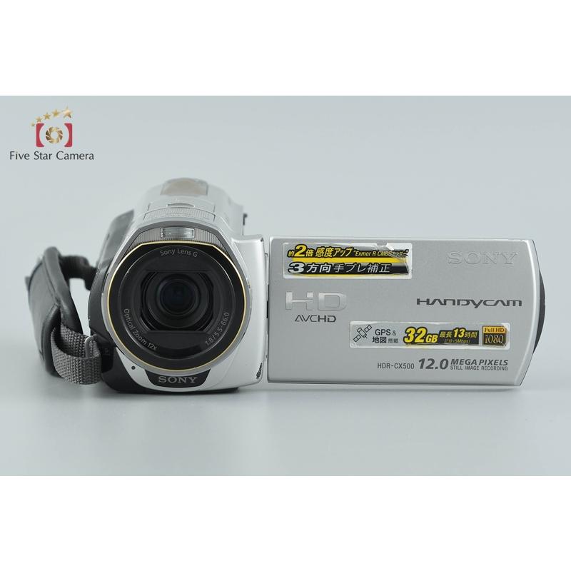 SONY（ソニー） 【中古】SONY HANDYCAM HDR-CX500V シルバー デジタル