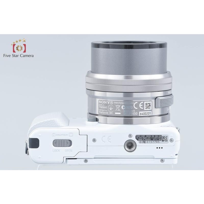 SONY NEX-3N ホワイト+ SELP1650 レンズ SONY（ソニー） 【中古】SONY α NEX-3N パワーズームレンズキット