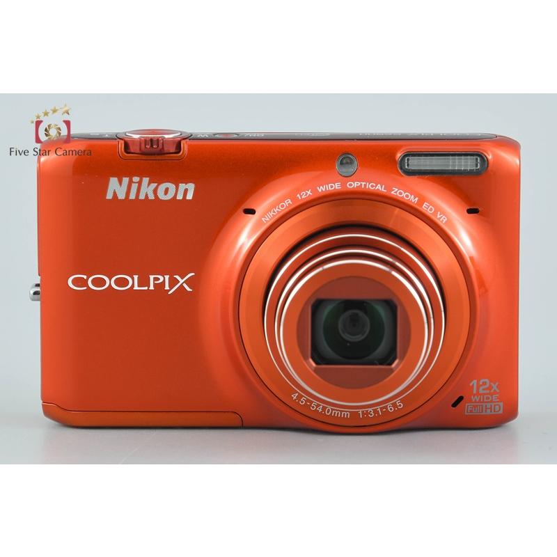 （美品）Nikon COOLPIX S6500 オレンジ ニコン（Nikon） 【中古】Nikon COOLPIX S6500 マンダリンオレンジ