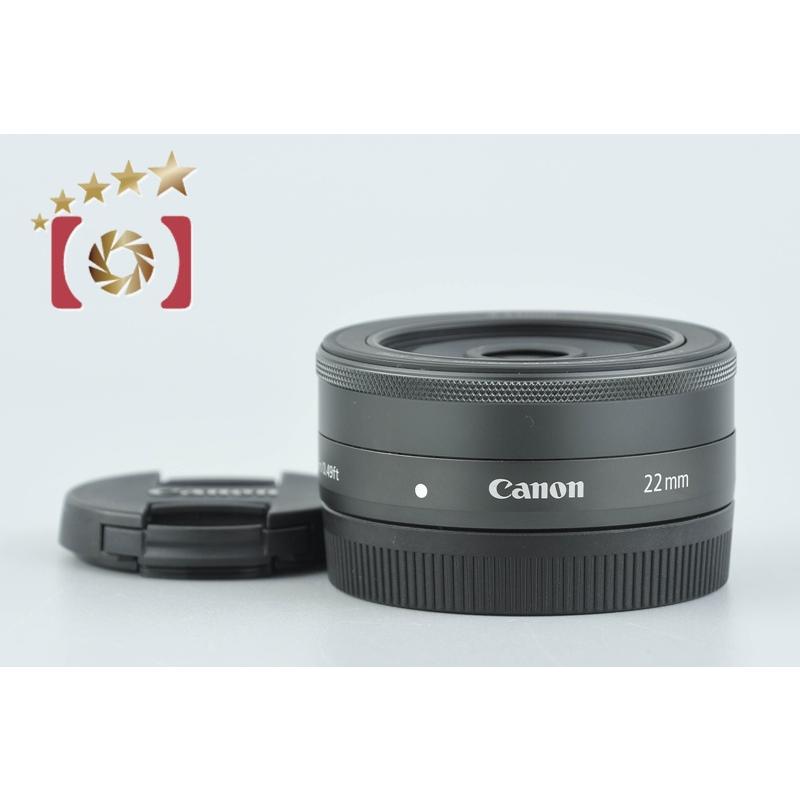 キヤノン（Canon） 【中古】Canon EF-M 22mm f/2 STM ブラック : 中古 