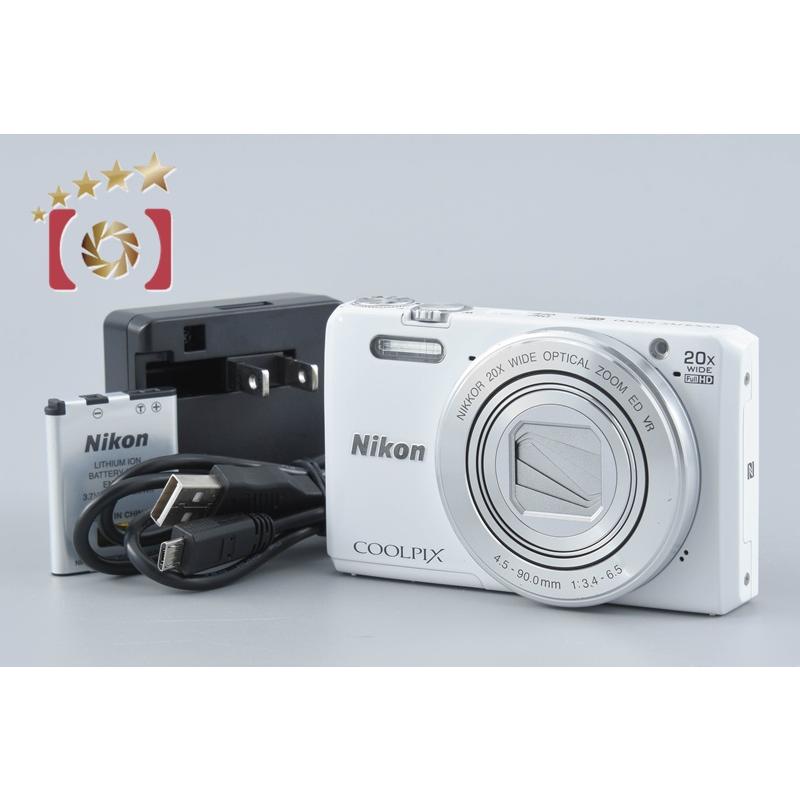 【美品】ニコン Nikon COOLPIX S7000 ホワイト デジタルカメラ ニコン（Nikon） 【中古】Nikon COOLPIX S7000 ホワイト コンパクト