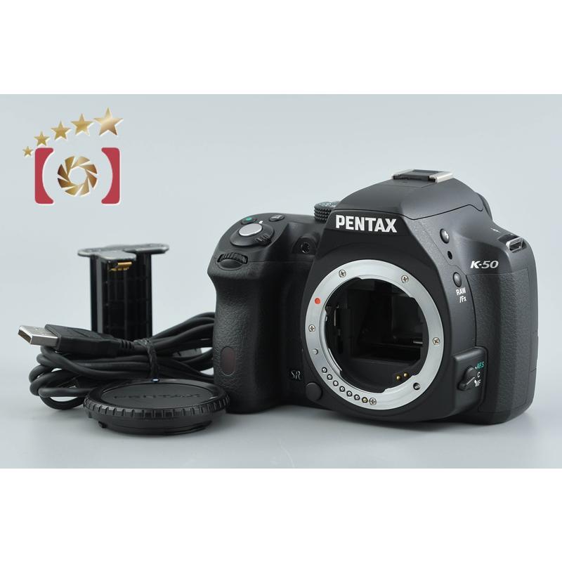 ペンタックス 【中古】PENTAX K-50 ブラック デジタル一眼レフカメラ