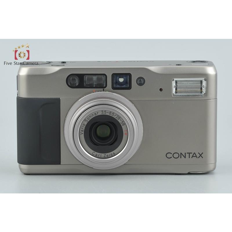動作確認済 美品 CONTAX TVS Ⅱ 高級コンパクト フィルムカメラ CONTAX（コンタックス） 【中古】CONTAX TVS II コンパクトフィルム
