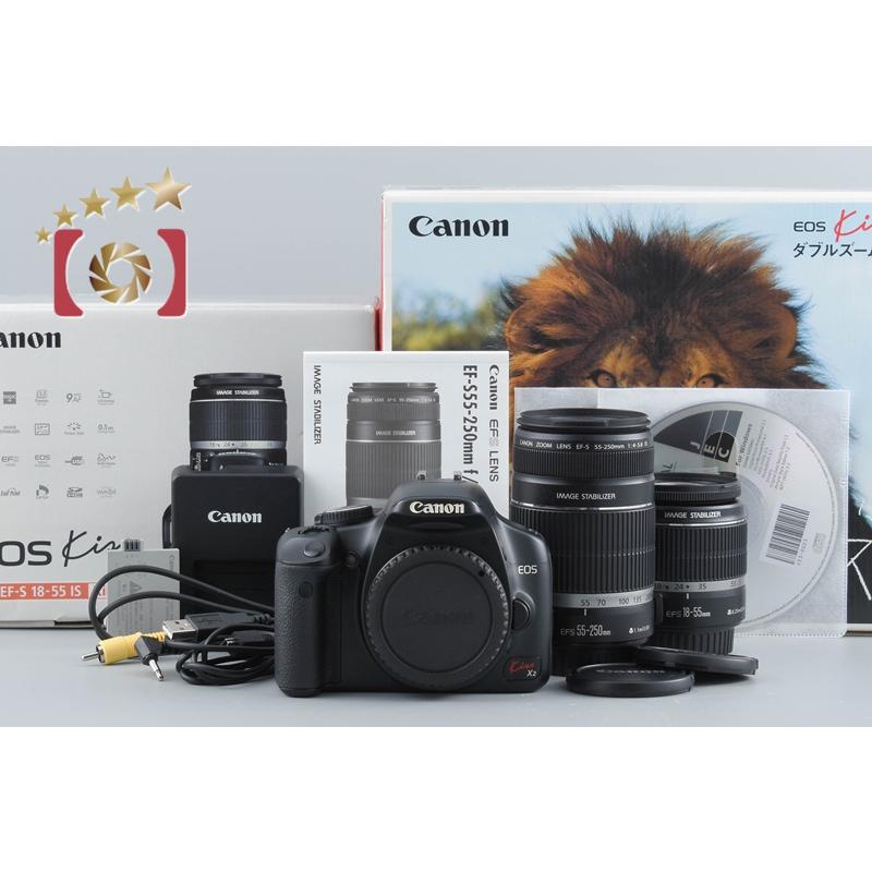 キヤノン（Canon） 【中古】Canon EOS Kiss X2 ダブルズームキット 元