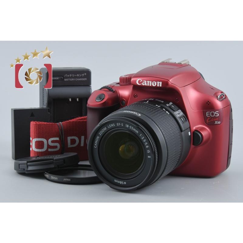 Canon キャノン/デジタル一眼/EOS Kiss X50 レンズキット/421074005520/Bランク/78【中古】 キヤノン（Canon） 【中古】Canon EOS Kiss X50 18-55 レンズキット