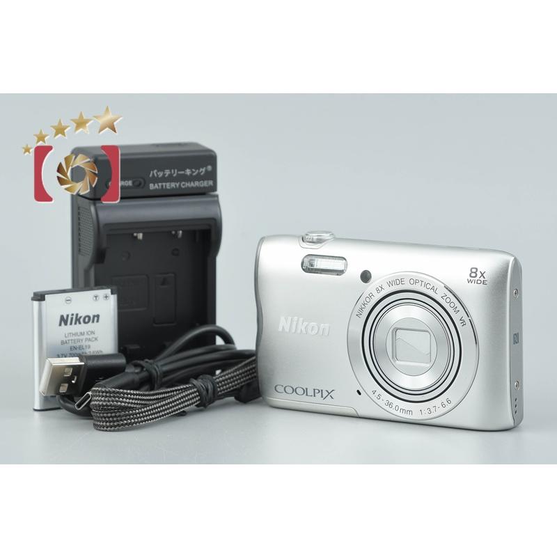 Nikon COOLPIX A300 デジカメ　中古品 ニコン（Nikon） 【中古】Nikon COOLPIX A300 シルバー コンパクト